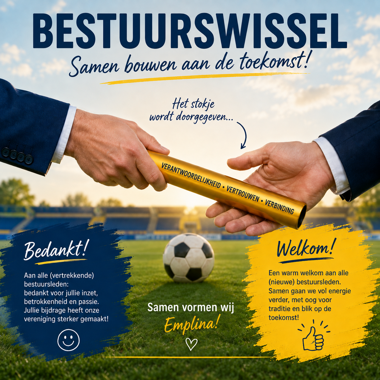 Nieuw bestuur RKVV Emplina