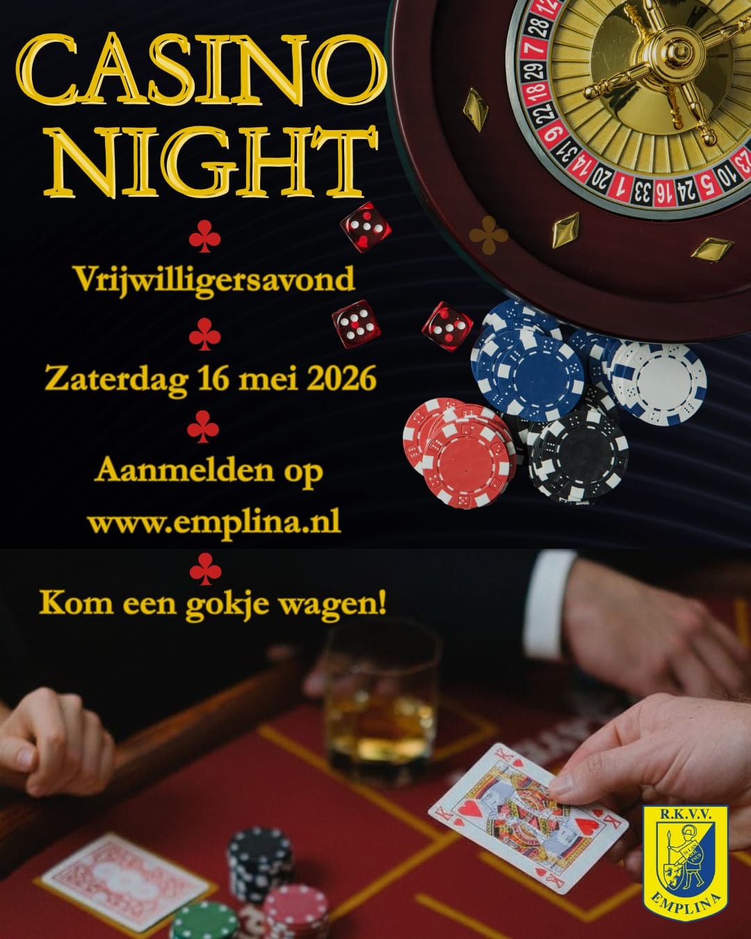 MELD JE AAN – Vrijwilligersfeest Emplina